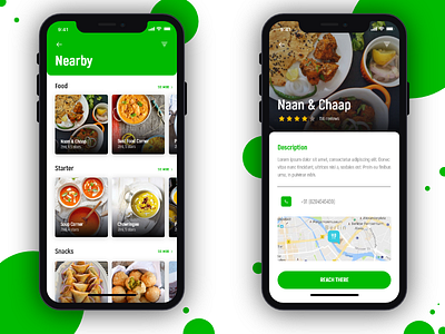 Food App User Interface