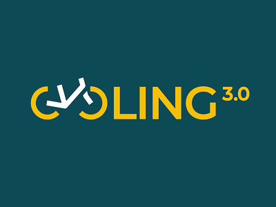 Cycling 3.0 logo branding design logo logotype symbol trademark typography vector visual identity