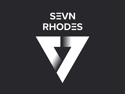Sevn Rhodes logo branding design icon logo logotype symbol trademark typography vector visual identity