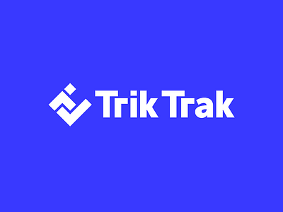 TrikTrak logo branding design icon logo logotype symbol trademark typography vector visual identity