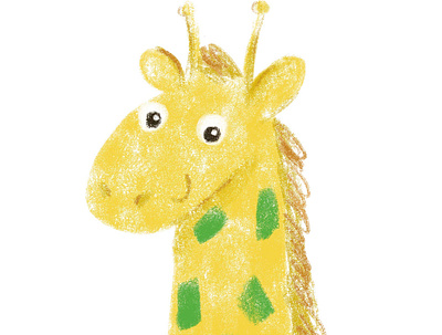 Giraffe characters illustration kids prints