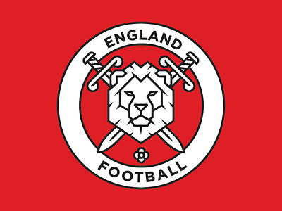 England animal england football goal graphic illustrator lion logo soccer sword vector world cup