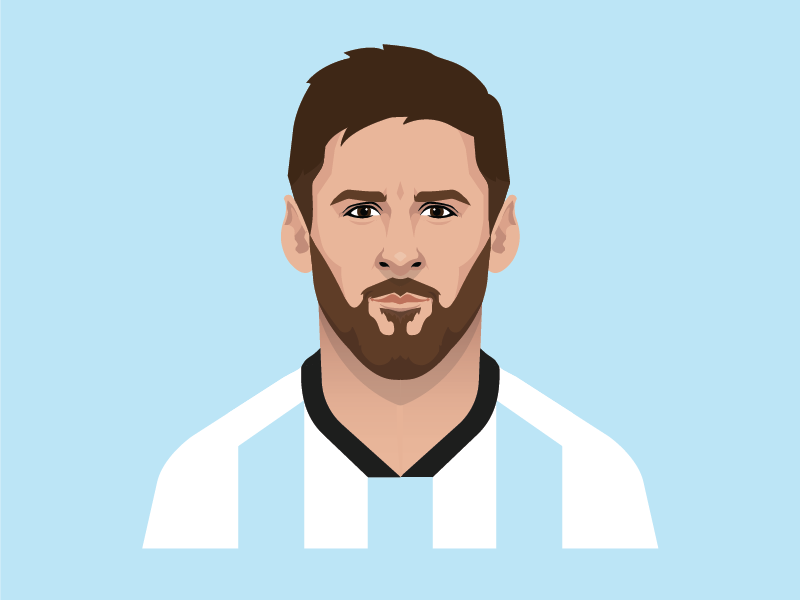 Messi by George Boswell on Dribbble