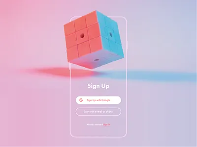 Sign Up 001 100daychallenge app challenge dailyui design fun inspiration interface mobile sign up sketch ui uichallenge