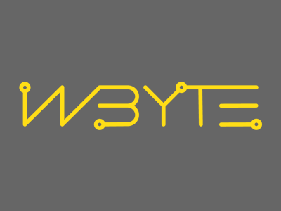 Wbyte brand branding logo