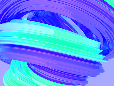ABSTRACT 3d blue purple