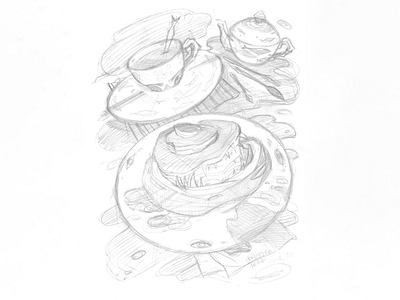 Work in progress bread cluttery creature creature art creature design cups draft drawing hand drawing illustration monster pencil draft pencil sketch tea party work in progress иллюстрация карандаш карандашный эскиз монстр эскиз