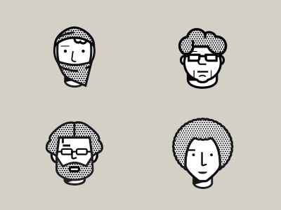 Faces faces icons vector