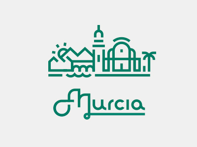 Murcia city murcia vector