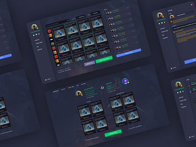 Steam item trader (Desktop) adobe xd adobexd chat dark dark theme game games item items landing page landingpage site steam theme trade trader ui ux web website