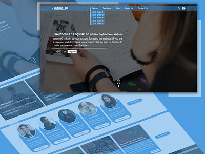 EnglishTop website UI