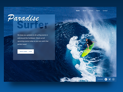 Surfer Landing Page