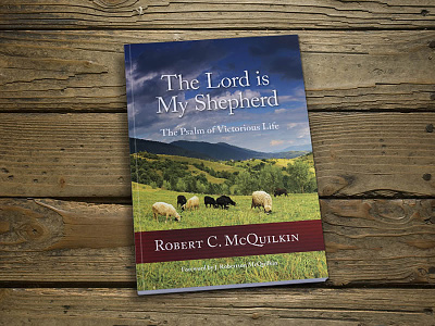 The Lord is My Shepherd book cover interior layout non fiction