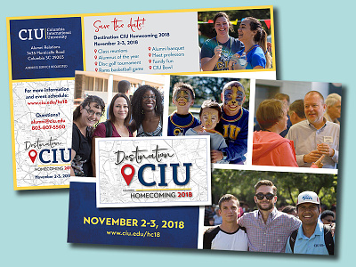 Columbia Intl Univ - Homecoming 2018 - Save the Date Postcard homecoming mailing postcard save the date university