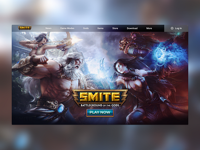 SMITE - Landing Page