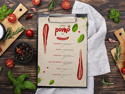 Pizza Menu Design