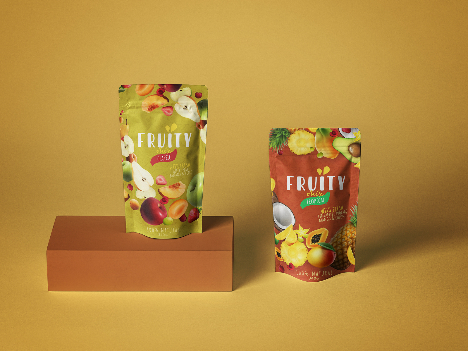 Fruitymix Packaging Design by Sara Scarcella on Dribbble