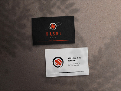 Sushi Business Card adobe business card design food mockup photoshop restaurant