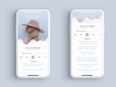 Music Player color daily ui flat graphic interface music photoshop player ui xd