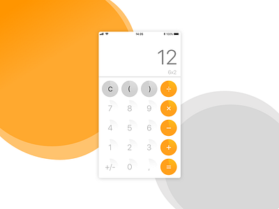 Calculator app app design illustration mobile design ui ui design ux ux design