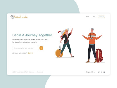 Landing Page - Travelmate