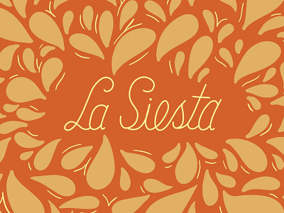 La Siesta design graphic design hand lettering handlettering illustration illustrator la siesta lettering peru peruinspired siesta travel typography vector