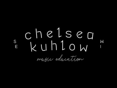 Chelsea Kuhlow Brand Identity brand brand and identity brand identity branding design graphic design lockup logo logo lockup music brand typography