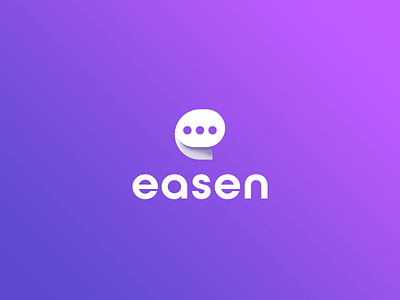 Easen Logo app branding design experience icon identity interface design ios logo type typography ui ux vector