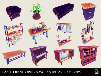 fashion showroom vintage