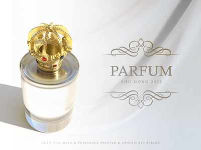 Parfum 3D 3d glass maya parfum perfume photoshop