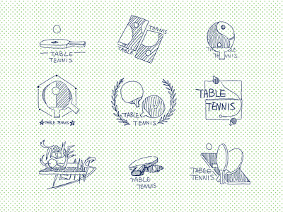 Sketch Of Pingpong 2d 2d art concept design game icone icones illustration interface logo photoshop pingpong sketch sketchs sport tabletennis ui