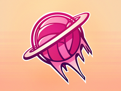 Logo 2d 2d art adobeillustator ball concept design dribbble game logo photoshop pink star ui ux vector vector art vector artwork volley volleyball