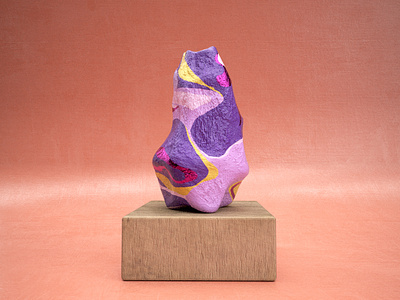 Stone 3d 3d art concept design modelisation pink purple stone substance substance painter substancepainter