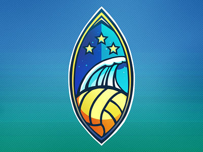 Logo 2d 2d art concept design illustration interface photoshop sea sport ui vector volley volleyball