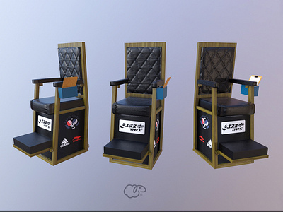 Chair 3d 3d art chair concept design jury maya substancepainter