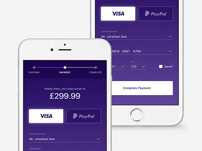 Daily UI #2 - Card Checkout card payment checkout daily ui mobile app ui ui design ux