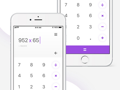 Daily UI #4 - Calculator (Part 1) calculator daily ui mobile app ui ui design ux