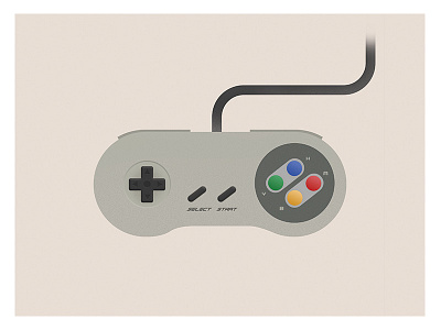 SNES 1990 controller game illustration poster snes vector vector graphics