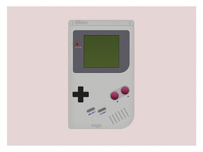 Gameboy 1989 controller game gameboy illustration poster vector vector graphics