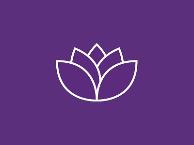 Lotus Flower Logo Mark branding icon illustration logo vector