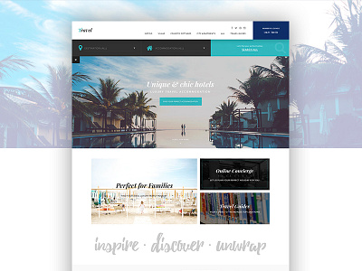 Travel Website Concept ui ui design web design website design