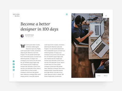 Daily UI #35 - Blog Post blog daily ui design typography ui ui design ux web website design
