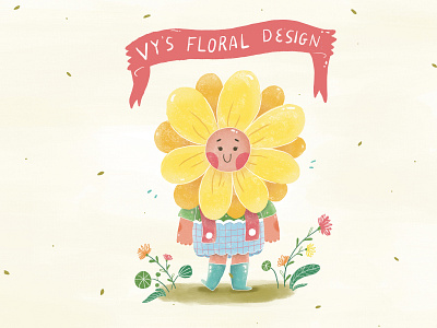 Flower Character Design