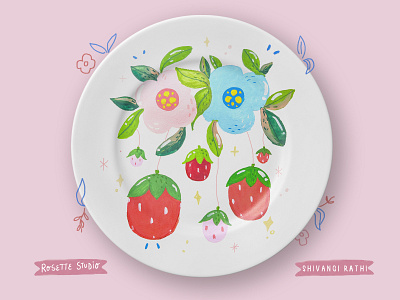 Strawberry Gouache Painting animation art licensing childrens book cute digital art digital illustration editorial illustration gouache painting greeting card hand lettering illustration illustrationkids kids illustration motion design motion graphics motiondesigner painting surface design surface designer typography