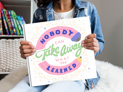 Lettering Book Cover Art