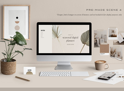 Desktop & Multi Device Scene Creator apple design desktop desktop design device device scene creator devices minimal minimal templates minimalist mock up mockup mockup set mockups psd scene creator scenes template