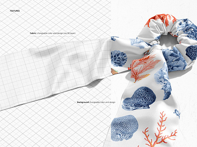 Download Scrunchie Scarf Mockup Set By Mockup5 On Dribbble