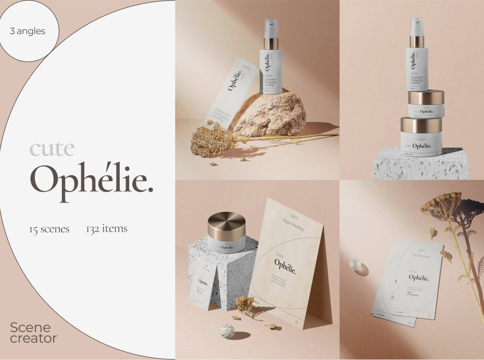 Download Cute Ophélie - Mockup Scene Creator by Mockup5 on Dribbble