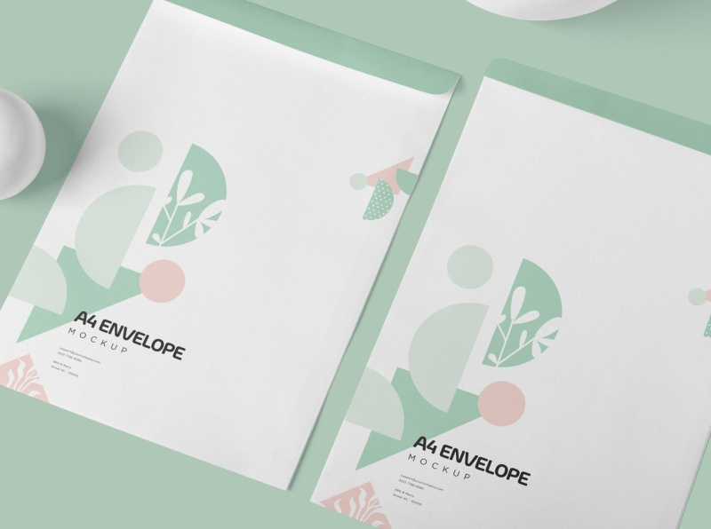 A4 Size Paper Envelope Mockups by Mockup5 on Dribbble