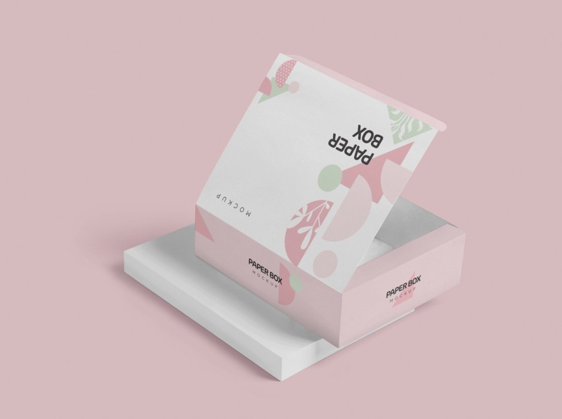 Download Wide Rectangular Paper Box Mockups by Mockup5 on Dribbble